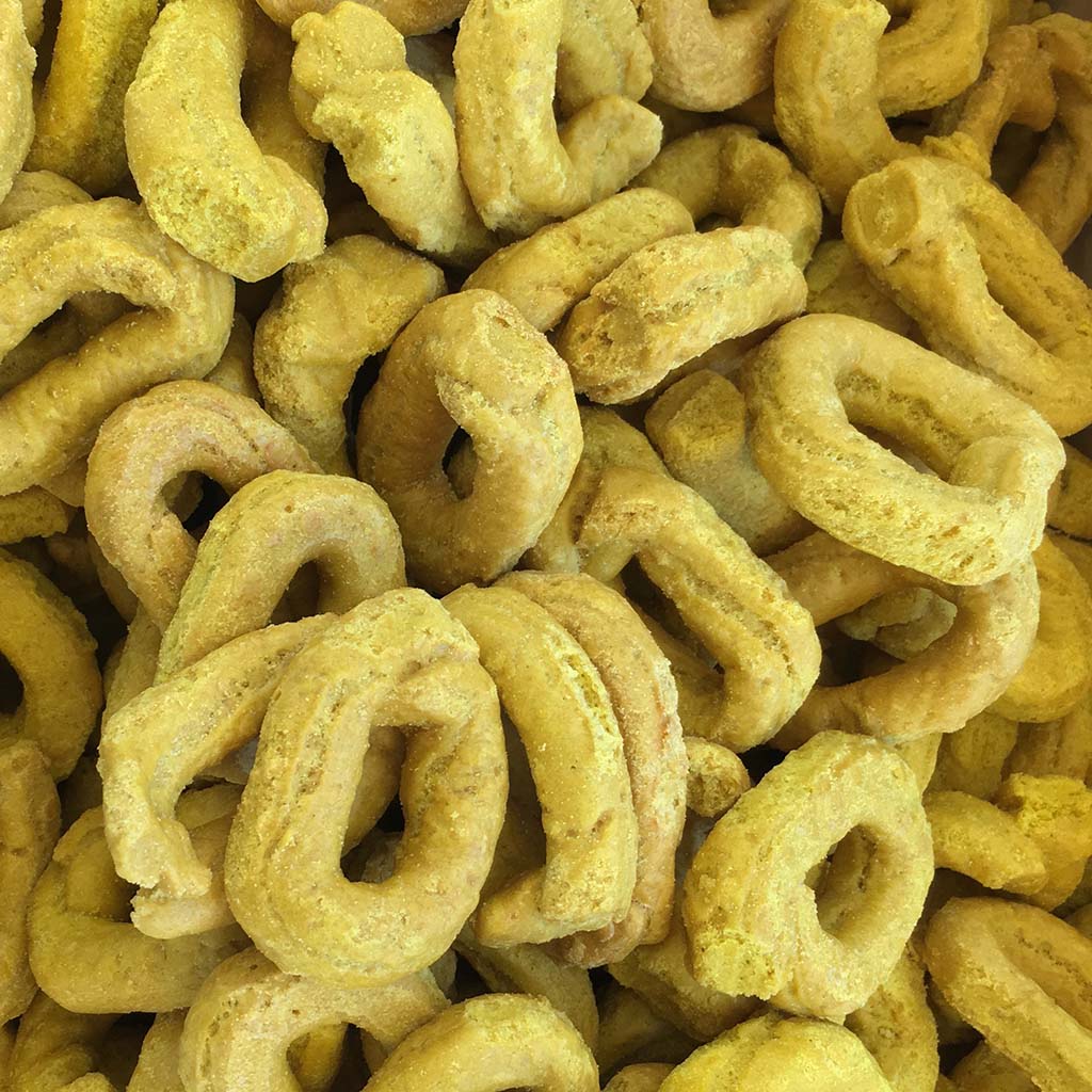 Taralli con curcuma e zenzero