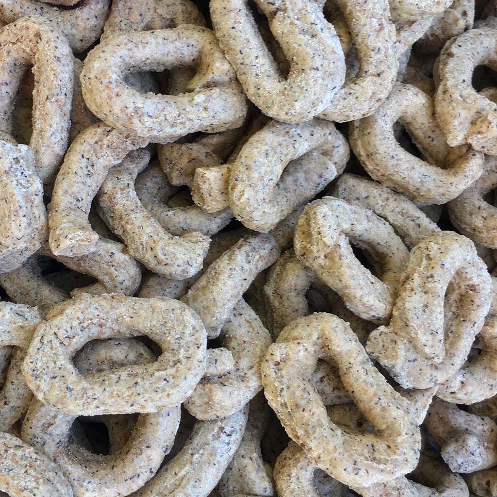 Taralli integrali con riso "Venere"