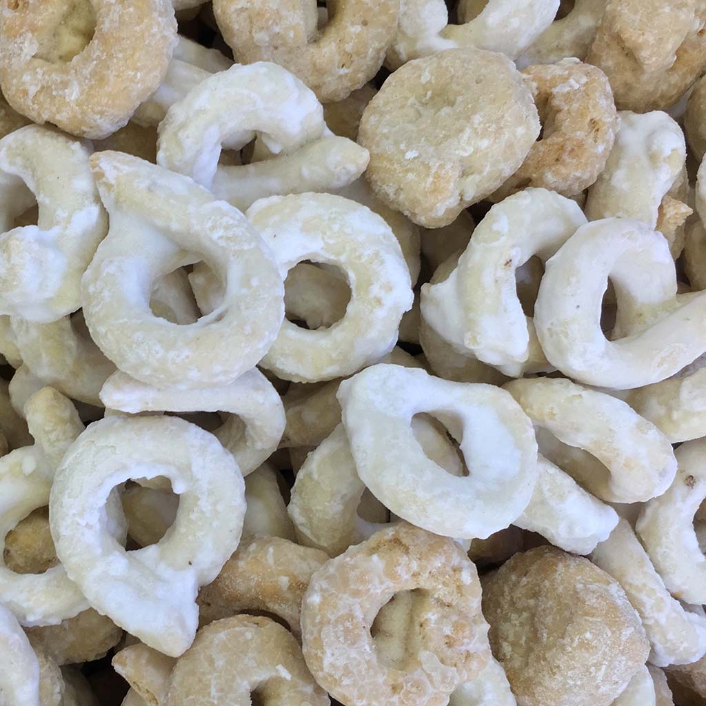 Taralli zuccherati al cocco