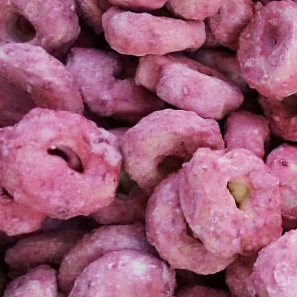 Taralli zuccherati ai frutti di bosco